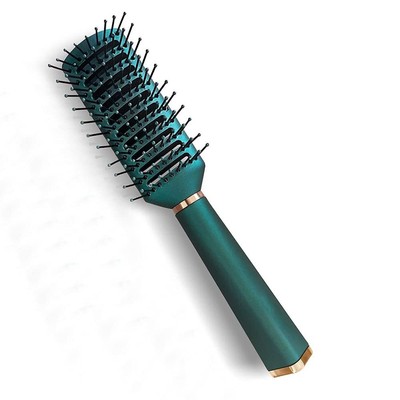 Reazana Detangling Brush Anti-Static Massage Hair Brushes Nylon Bristle Green 