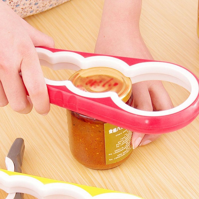MULTIPURPOSE POWER GRIP JAR & BOTTLE OPENER ADJUSTABLE RUBBER STRAP