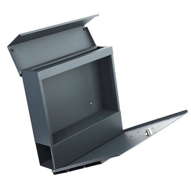Lockable Mailbox Mail Post Box Wall Mounted Building Materials
