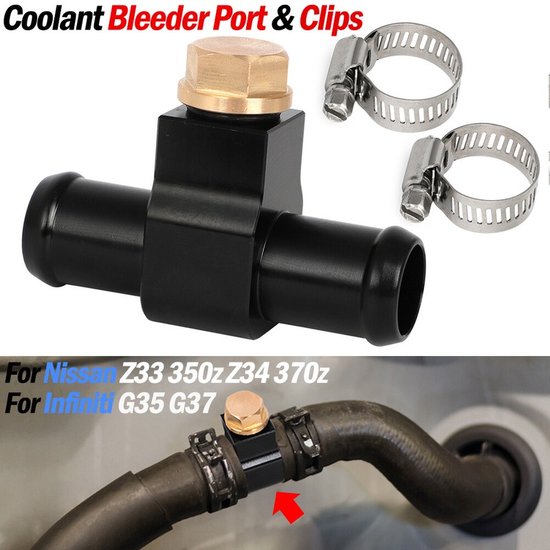 【新品】Z1 motorsports Coolant Bleeder Port Z1 5/8'' Aluminum Coolant Bleeder Port