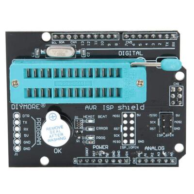 AVR ISP Shield Burning Burn Bootloader ATmega328 Programmer for Arduino UNO R3