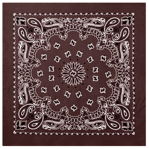 Bandana Face Mask Cover Head Wrap Scarf 100% Cotton Paisley