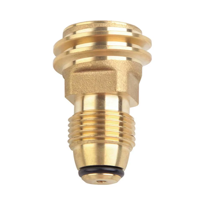 Converts Propane LP Gas Bottle Tank Adapter Valve POL to QCC1 Outlet Brass Parts