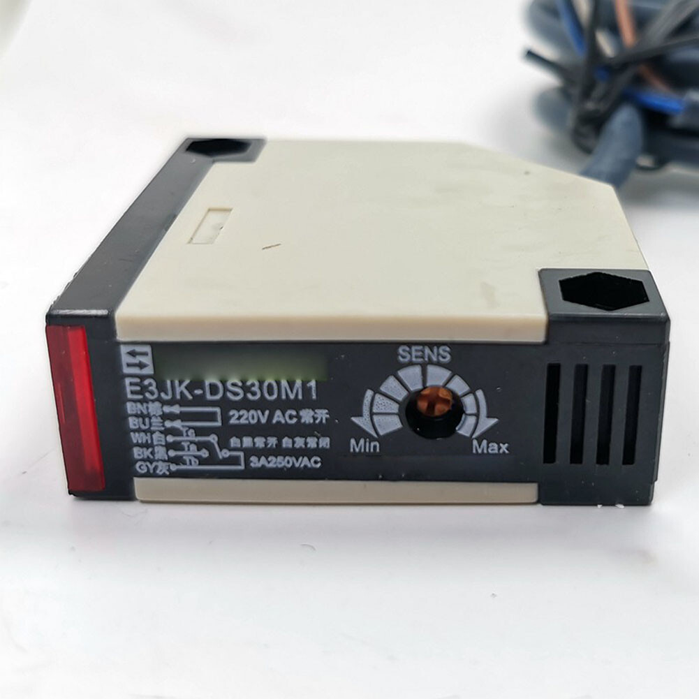 IP65 Infrarot Näherungssensor 300 mm, ABS Gehäuse Lichtschrankensensor mit Diffuse Reflexion (DC 12-24V) - Für Sicherheitssysteme IP65 Infrarot Näherungssensor 300 mm, ABS Gehäuse Lichtschrankensensor mit Diffuse Reflexion (DC 12-24V) - Für Sicherheitssysteme