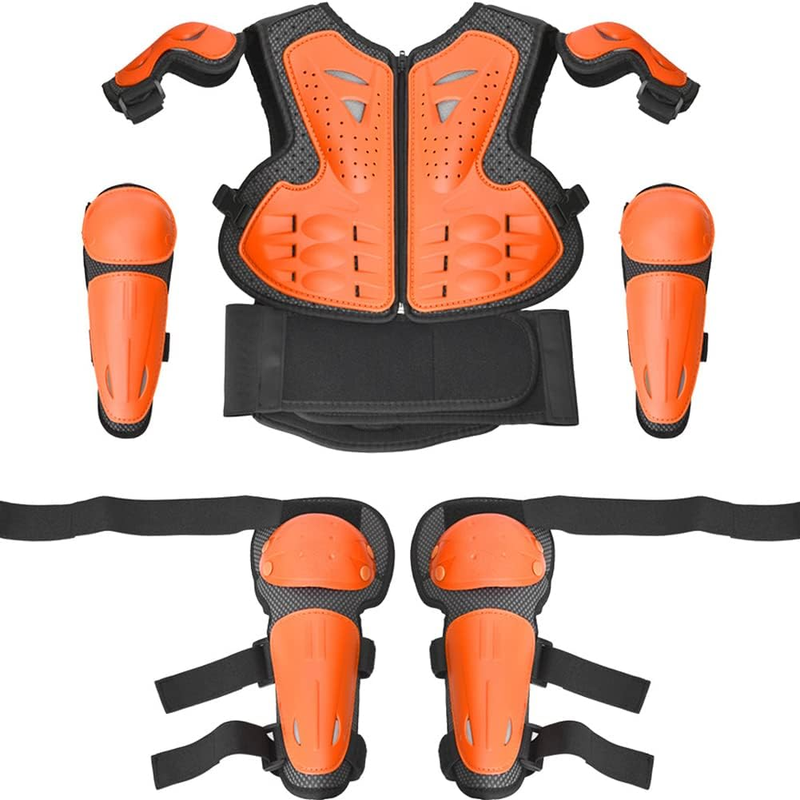 Kids Motorcycle Armor Vest Suit Body Dirt Bike Protective Ge