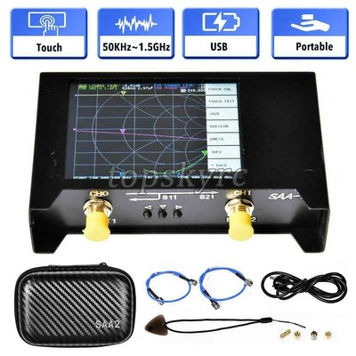 50K-3GHz NanoVNA Vector Network Analyzer Antenna Shortwave Metal Shell SAA2 tpys