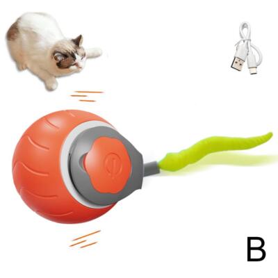 Automatic Rolling Ball Smart Cat Dog Toys Electric Pet Self-moving Kitten Games