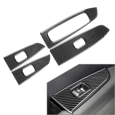 Carbon Fiber Window Lift Switch Panel Cover For Kia Forte Cerato K3 2019-2023 GZ