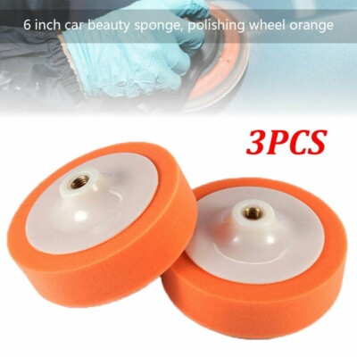  Efficient and Effective Car Polishing with 3 Foam Buffing Pads for M14 Thread 