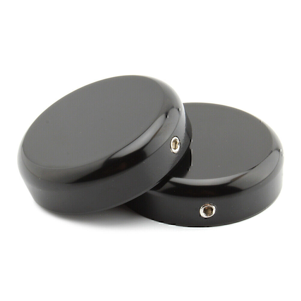 Gloss Black Upper Fork Caps FOR HARLEY SOFTAIL STREET BOB 2018-2020 FXBB Black