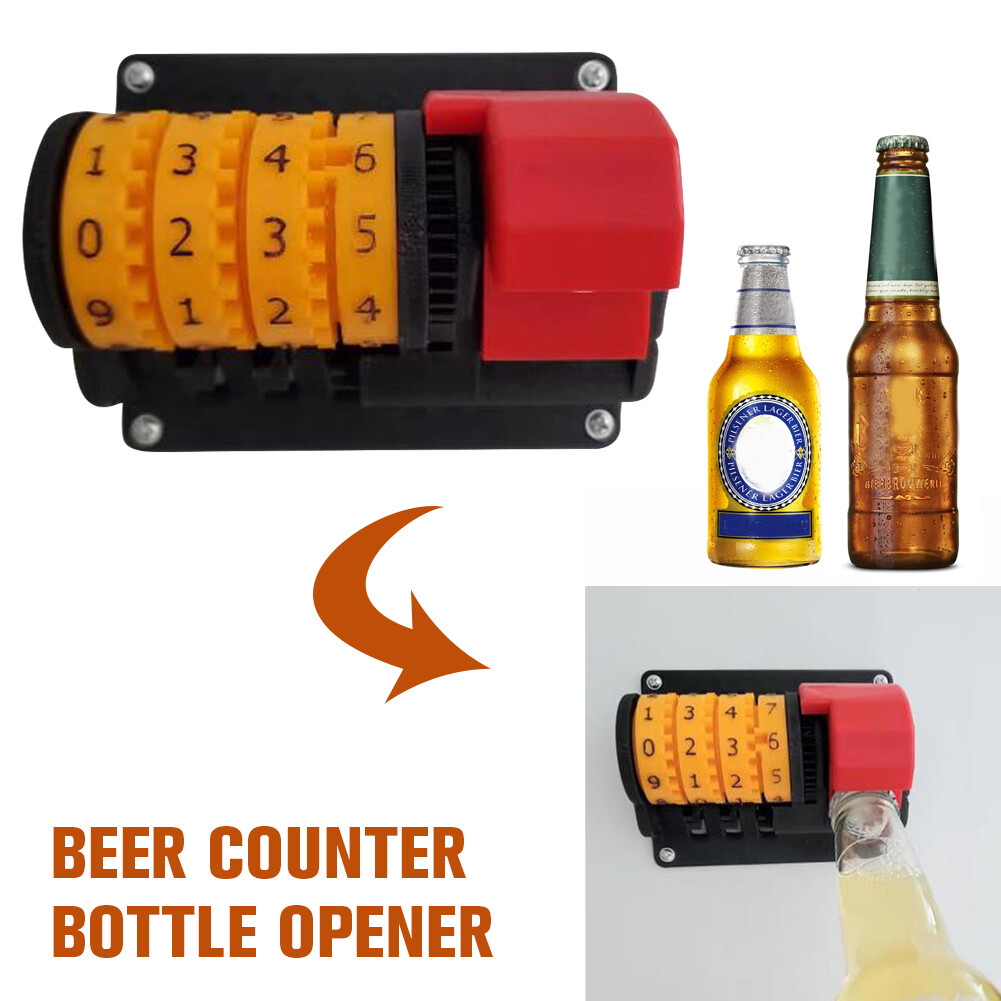 2pc Beer Counter Bottle Opener Automatic Counting Beer Opener Tools For Bar Club
