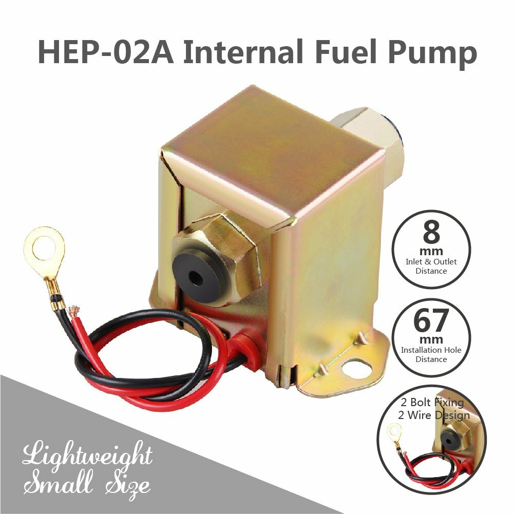 Electric Fuel Pump Low Pressure 47 PSI Petrol Diesel Universal Facet