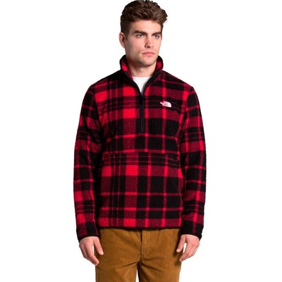 

Мужской свитшот The North Face с молнией 1/4. Пуловер с длинными рукавами Dunraven Sherpa