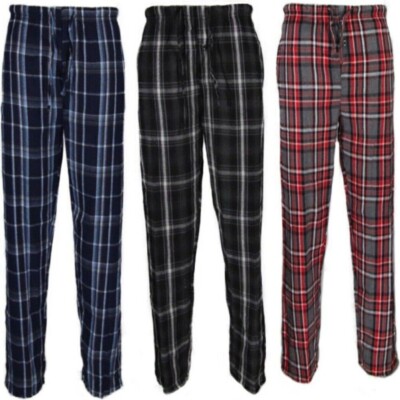 

Мужские пижамные супермягкие штаны для сна Lounge Flannel Plaid Cozy PJ Bnits