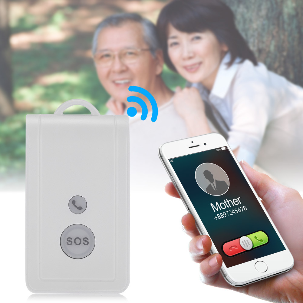 GSM SIM Card SOS Emergency Call Alarm System with Strap for Elderly