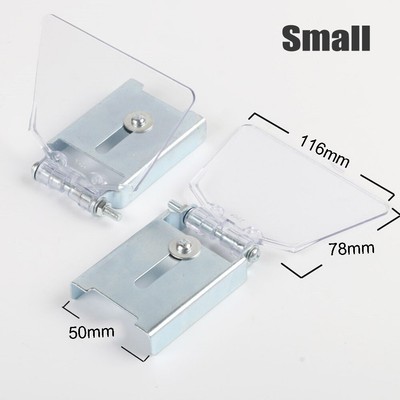 Versatile Stainless Steel ABS Shields for Bench Grinder Eye Protection (2pcs)