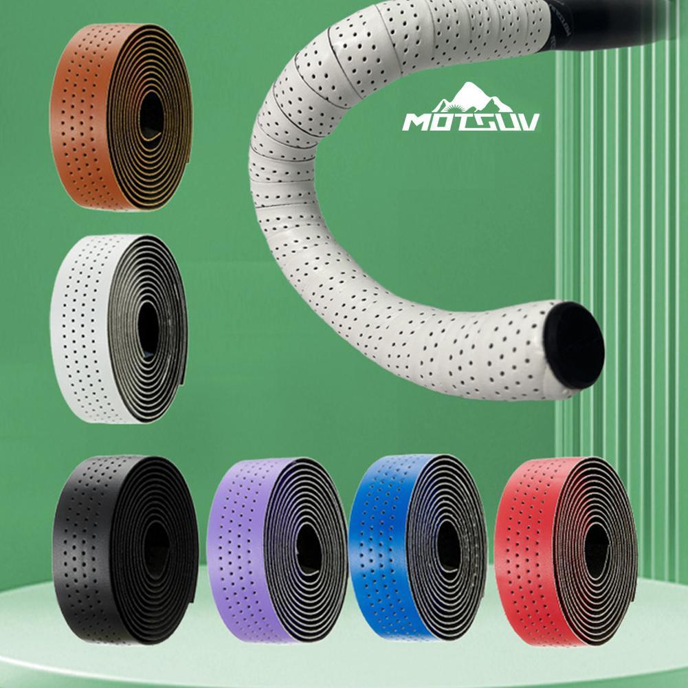 Handlebar Tape Anti-vibration Pu Eva Bent Cycling Road Bike Tape^