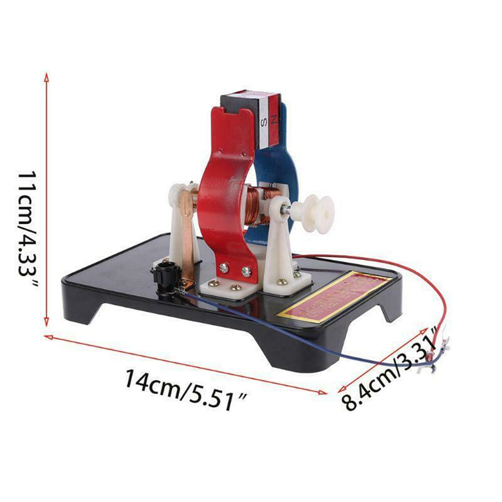 Permanent Magnet DC Electric Motor Model Physics Science Educational Toy DIY Kit