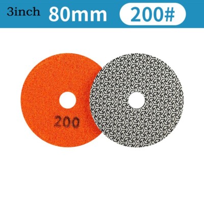 3 Inch Electroplated Diamond Polishing Pad with Flexible Cloth Backing