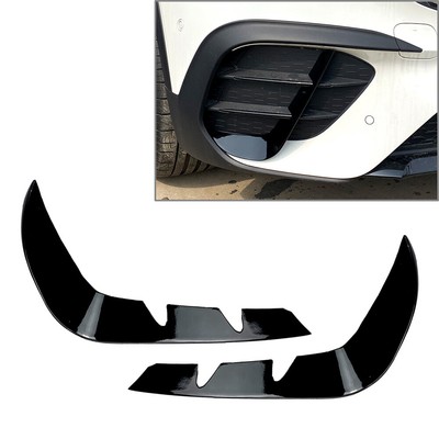 Front Bumper Canards Lip Splitter Fins For Mercedes Benz GLB-Class X247 2020-22