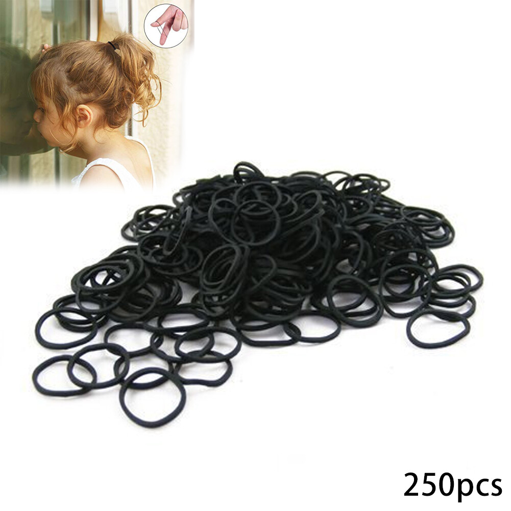 250pcs Hairband Small Hair Elastics Rubber Braiding Bands For