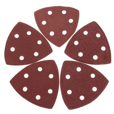 50pcs 90mm Delta Sanding Sheets 40180g GRITGrinder Paper Pad P1O8