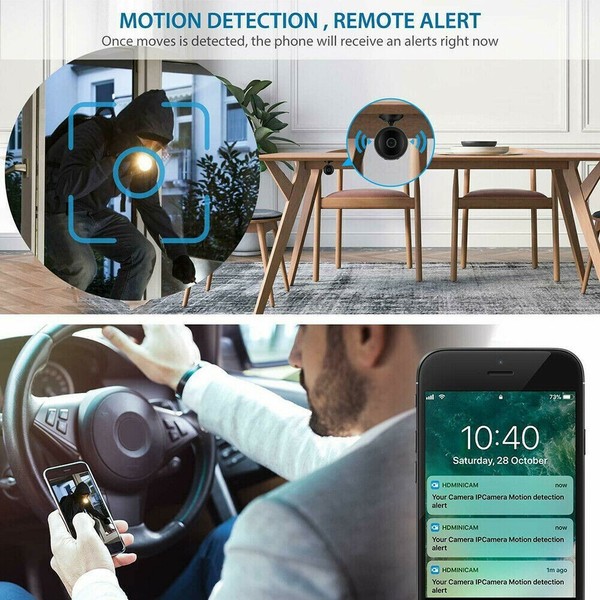 Mini Hidden Spy Camera Wireless Wifi IP Home Security HD 1080P DVR Night Vision - Image 32