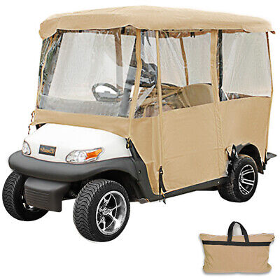 4 Passenger Golf Cart Cover Enclosure Fit Ezgo Yamaha Club Car Waterproof 79''