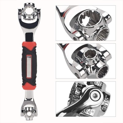 52-in-1 Wrench Tools Socket Works With Spline Bolts Torx 360 Degree 6-Point