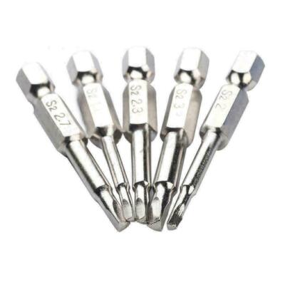 5Pcs Magnetic Triangle Head Screwdriver Bits S2 V9S5 L8Q4 Shank 1/4 Steel I6X `ι