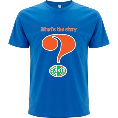Men's Oasis Question Mark Slim Fit T-shirt XX-Large Blue