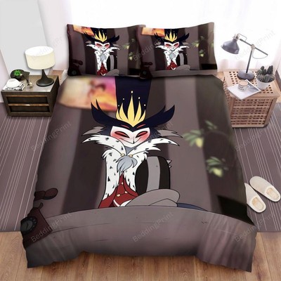 Helluva Boss Animated Series Art 12 Quilt Duvet Cover Set Queen Pillowcase