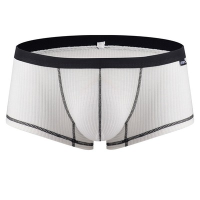Sleek and Stylish Men's Ribbed Boxer Shorts Designed for Comfort and Fit