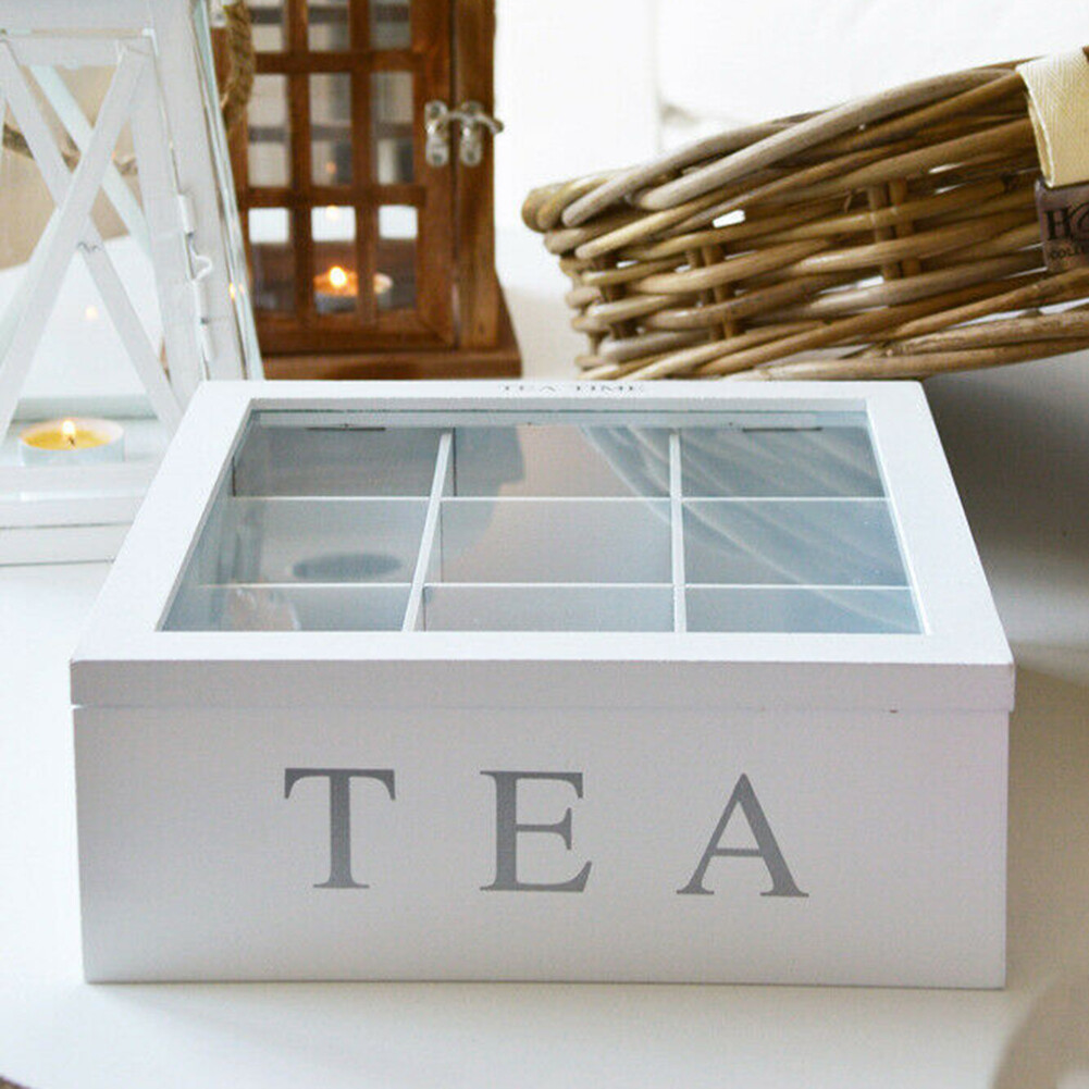 Box Clear Lid Compartments Container Bag Caddy Chest