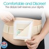 [2 Pack] Feeding Tube Belt, PEG Tube Holder G-Tube Protective Belt Breathable Beige with Slit for G Tube J Tube PEG Tube Supplies, No More Taping The Tube