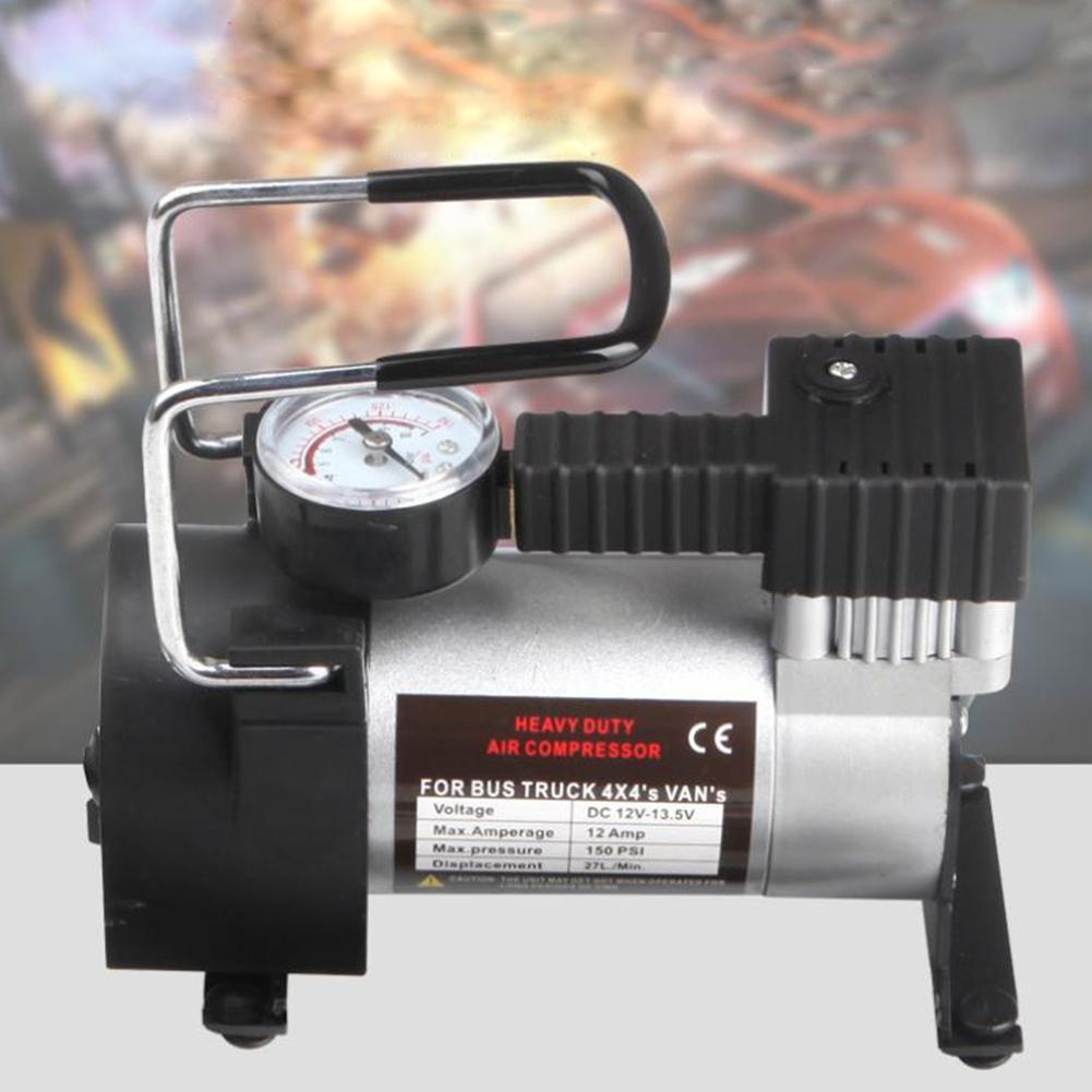 12v150psi Heavy Duty D eluxe Portable Metal Air Compressor Car Tyre Inflator USA