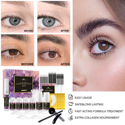 Lash Lift and Tint Kit Eyelash Lift Dye Semi-Permanent Brow Lift Eyelash Lifting