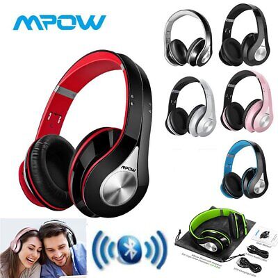 Mpow Bluetooth Wireless Over Ear Headphones Headsets Earphones Noise Cancelling