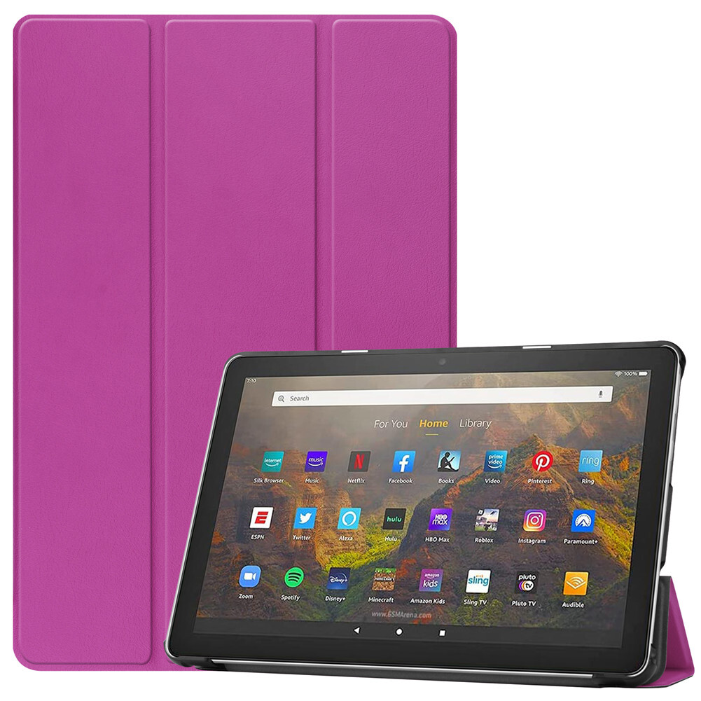 US For Amazon Fire 7/HD 8/HD 10/10 Plus Tablet Keyboard Slim Leather Case Cover