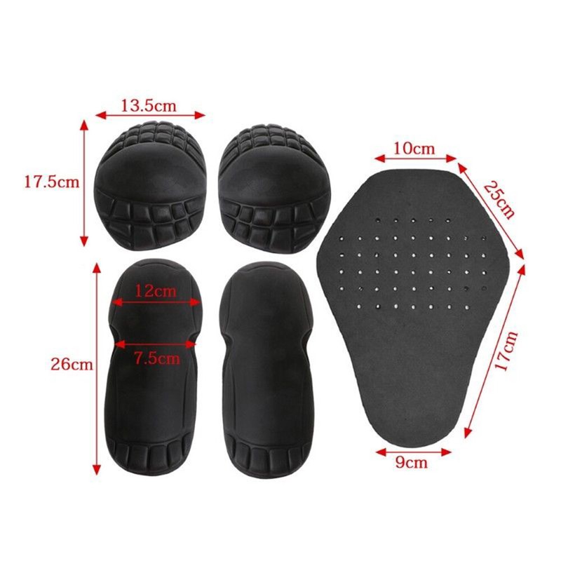 Elbow Shoulder Back Pad Set Elastic Motorcycle Shin Guards