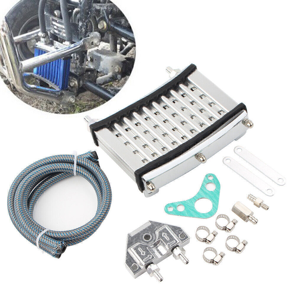 Cooler Cooling Radiator Silver For 125cc 140cc 150cc Motor Dirt Pit Bike Atv