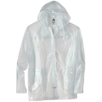 Augusta Professional Quality CLEAR Adult Rain Coat - Size L