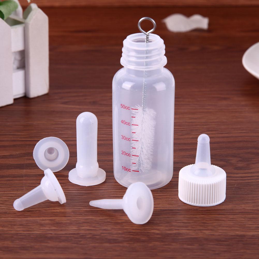 Trixie Set Biberon Per Cuccioli E Gattini - 3 Tettarelle In Silicone E Misurino | Ideale Per Razze Piccole E Grandi - Foto 5