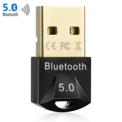 USB Mini Bluetooth 5.0 Dongle with Low Latency for PC, Headphone, Speaker