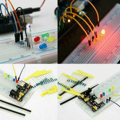 Electronics Component Starter Kit W/ 830 tie-points Resistor Cable S0N82024
