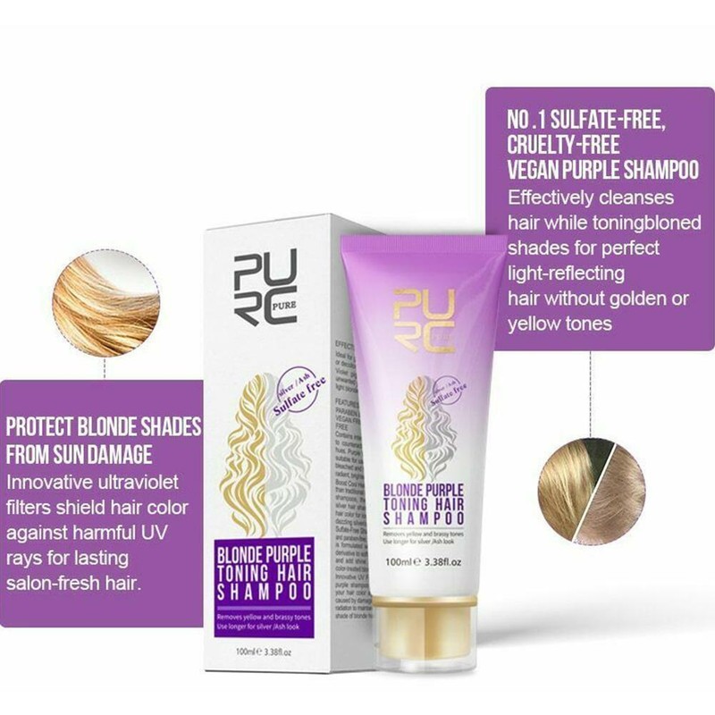 Hair Shampoo Removes Yellow And Brassy Tones Brass Away