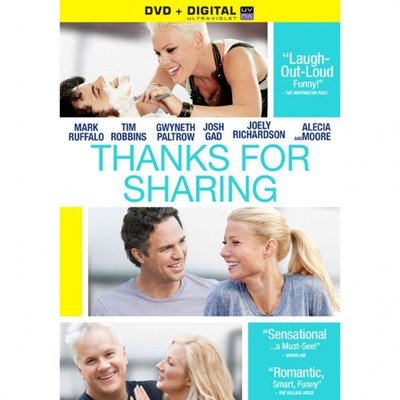 Thanks For Sharing [DVD + Digital], New Disc, Mark Ruffalo,Gwyneth Paltrow,Tim R