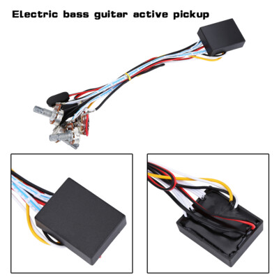 2 Band Active EQ Equalizer Preamp Circuit Pickup Guitar Bass Tone Control NEW