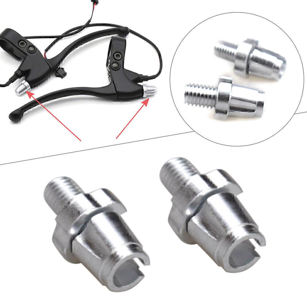 2Pcs Silver M7 MTB Road Bike Bicycle Brake Lever Adjustment Cable Screw Adjuster