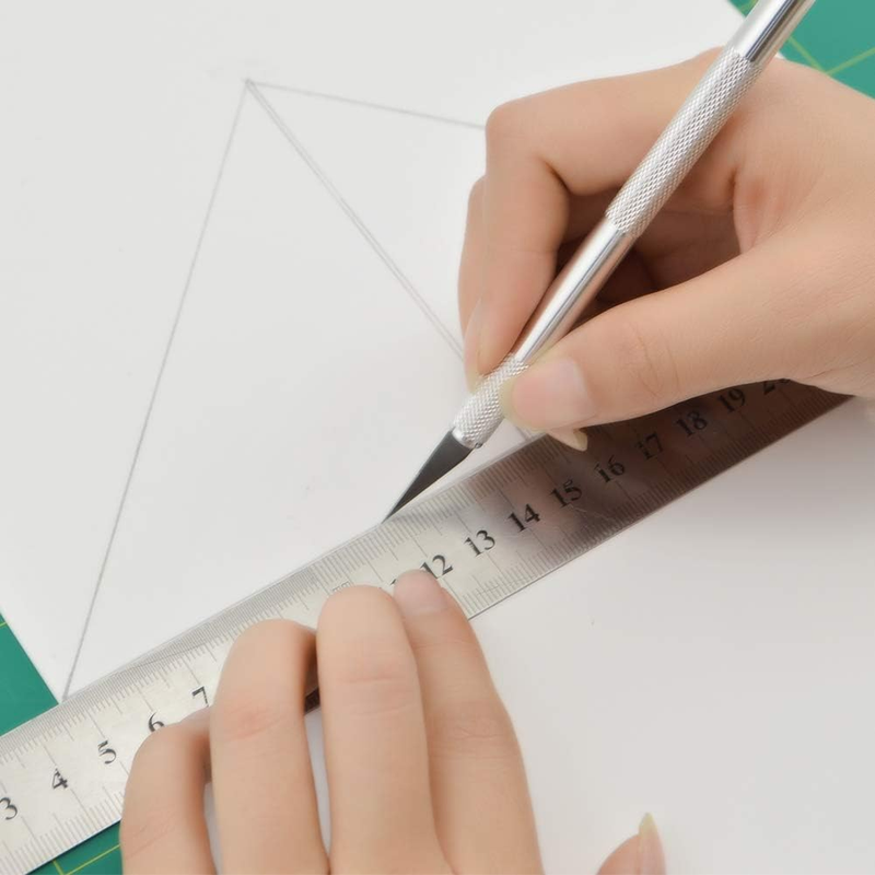 Precision Carving Craft Knife Stainless Steel Hobby Knives for DIY Art Work Cutt